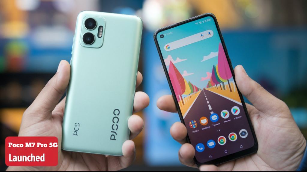 New Poco M7 Pro 5G Smartphone : 50MP कैमरा और 5110mah बैटरी के साथ लॉन्च हुआ फोन